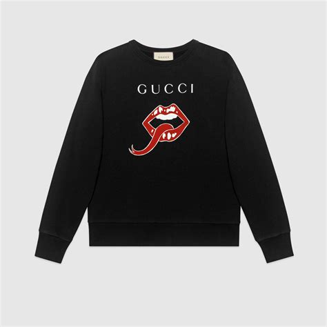 gucci mouth print hoodie|Gucci Hoodies & Tracksuits for Men .